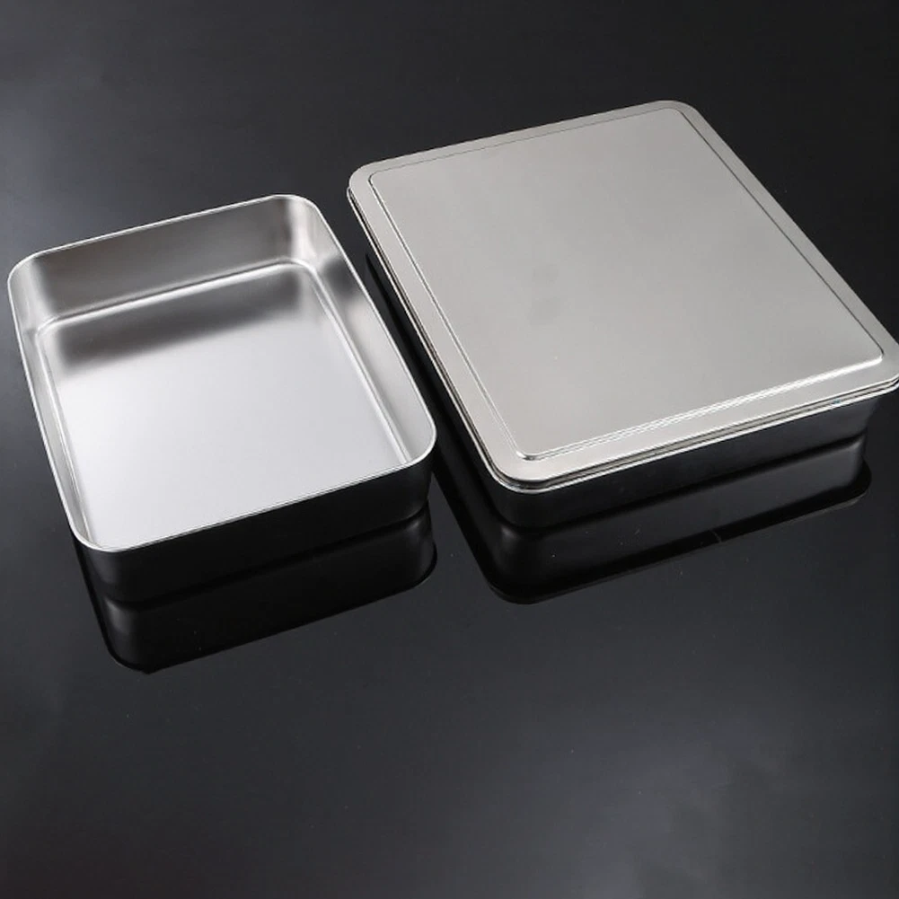 Rectangular Cake Pan Lasagna Pan Reusable Dishwasher Friendly Dust-proof Lid