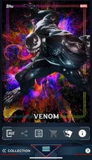 COLOR SPLASH S3 RARE RAINBOW VENOM 2025 TOPPS MARVEL COLLECT DIGITAL CARD