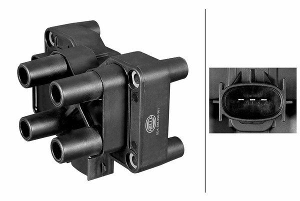 Hella ZüNdspule FüR Ford Fiesta V Jh_ Jd_ 1.25 16V 1.4 Fusion Ju_ 1.6 Da_-image