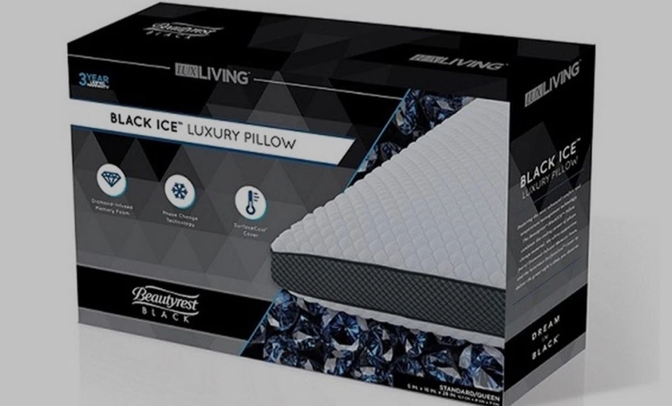 Beautyrest Black Ice Luxury Cooling Pillow