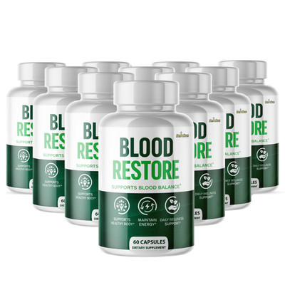 Blood Restore- Blood Support/Day & Night - 10 Bottles- 600 Capsules