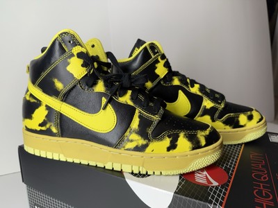 Size 8.5 - Nike Dunk 1985 High SP Yellow Black Acid Wash NIB