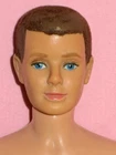 Mattel - Vintage 1961 Brownette Flocked KEN Doll w/ Box Top Stock No 750 - Japan