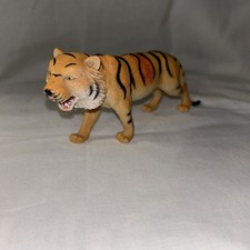 Tiger Figurine Plastic Wild Animal Toy Collectible Safari Jungle Cat Figure