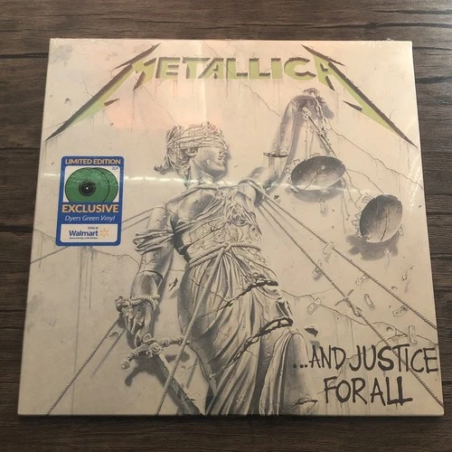 Metallica …And Justice For All Walmart Exclusive Green Vinyl Sealed w/ Hype AJFA