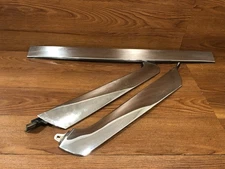 2004-2008 CHRYSLER CROSSFIRE CHROME FRONT WINDSHIELD MOLDING TRIM SET OF 3 OEM