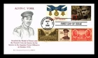 Dr Jim Stamps FDC Alvin York Medal Of Honor Combo Graebner Chapter Thermograph