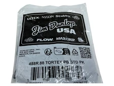 Jim Dunlop Ultex Nylon Stubby Guitar Picks Standard Pack of 72 Black Usa Made