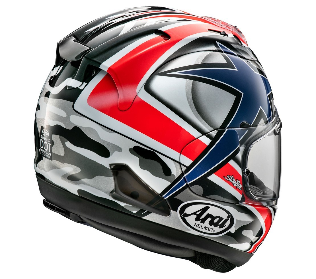 Arai Corsair-X Hayden Laguna Motorcycle Helmet Size Medium QR