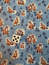 Iris Kim ITTY BITTY 30's REPRODUCTIONS cotton fabric fat quarter 18" x 22" cats