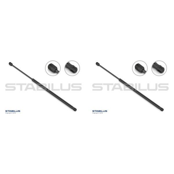 2X Stabilus Gasfeder HECKKLAPPEN-LIFTER Links+Rechts Passend FüR Renault 11-image