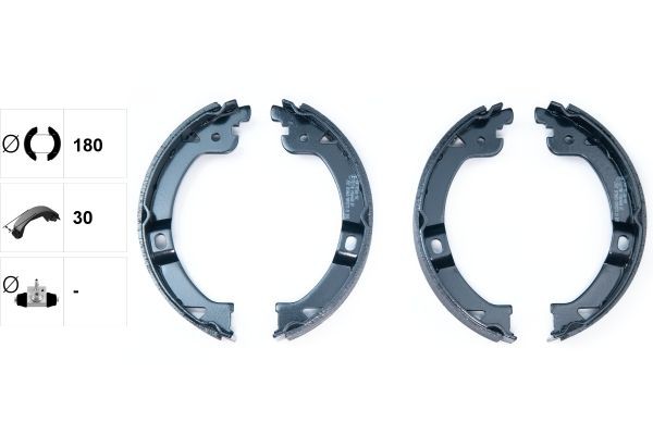 Textar 91069600 Bremsbackensatz, Feststellbremse FüR Chrysler Dodge-image