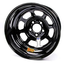Aero Wheels 52 Series 15 X 8 Black Imca-approved Roll-formed Race Wheel Aero Wheels 52 Series 15 X 8 Black Imca-approved Roll-formed Race Wheel