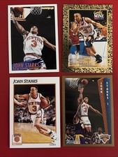 John Starks - 4 Card Lot - Vintage Modern NBA Basketball Knicks (4A)
