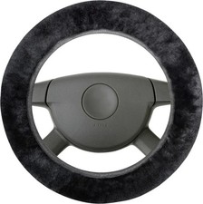 Walser Lenkradhülle Lammfell schwarz 1-teilig  Lenkradhülle