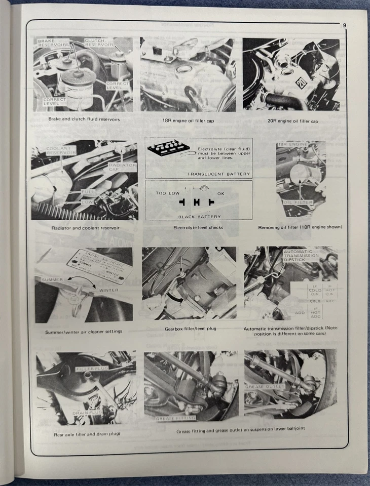 Manuale Di Riparazione Haynes Per Proprietari Toyota Corona 1974-1982 - Immagine 4 di 4