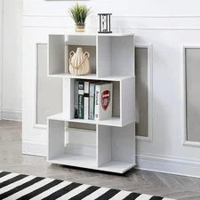 3-Tier Freestanding Bookshelf Display Storage Bookcase