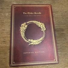The Elder Scrolls Online ESO Imperial Edition  PC Steelbook and game disks