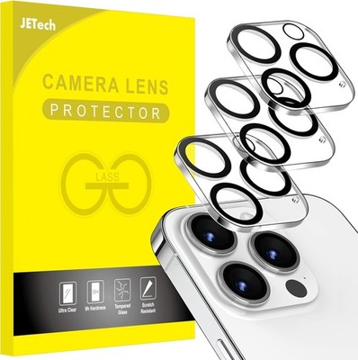 JETech 3x Kameraschutz für iPhone 14 Pro 6,1 Zoll & iPhone 14 Pro Max 6,7 Zoll