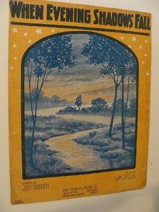 When Evening Shadows Fall 1916 By Jeff Branen Wm Polla Cover Andre De Takacs Ebay To have such a seneschal? ebay