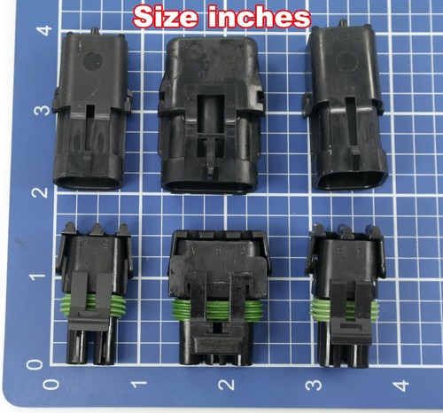 233pcs 1,2,3,4 Pin Weatherpack, 20 Amp, 10-20 AWG Kit + Delphi Remove tool - Picture 6 of 8