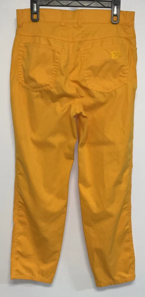 Pantalón Escada Margaretha Ley para mujer talla 40 amarillo. 9859 Foto 2 de 3