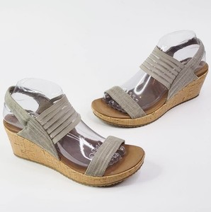 skechers cali women's beverlee smitten kitten wedge sandal