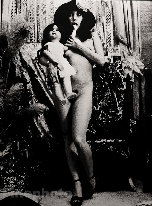 1974 IRINA IONESCO Vintage FEMALE NUDE Large 16x12 Art Deco Photo  