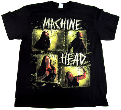 MACHINE HEAD T-shirt RECTANGLE Unto The Locust Diamond Licensed Tee Men's New