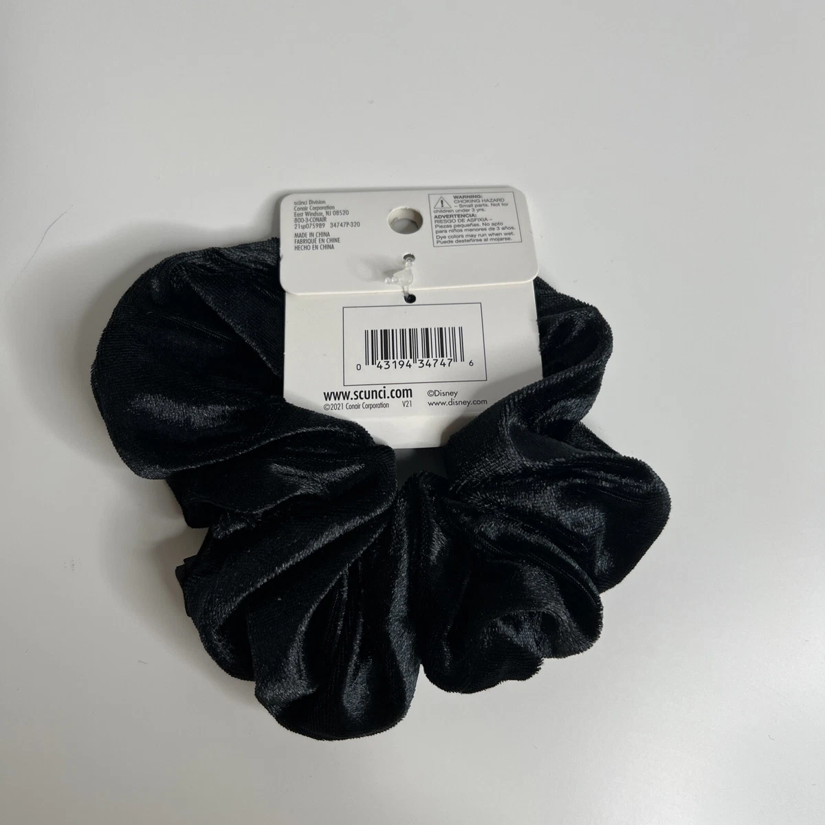 Disney Lady Villains Scrunchie Cruella Deville, Malefecent, Ursula, Evil Queen