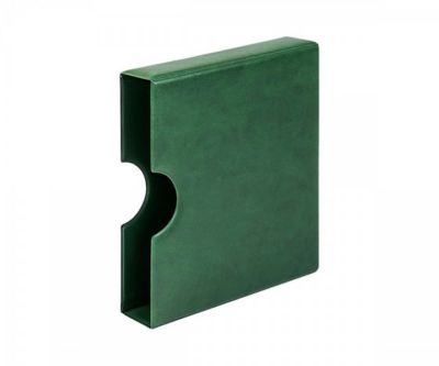 Lindner 810K-G Kassette mit Griffmulde, grün (für karat-Ringbinder)