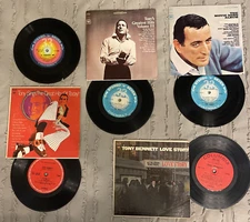 Tony Bennett Compact Jukebox EP's 33 RPM. Mini LP's / LLP used with title strips