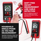 For HABOTEST HT123 Digital Multimeter Auto Multi-meter 2,000 Counts Voltage Test