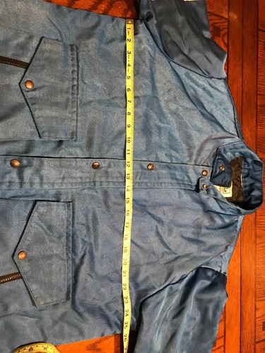 Vintage Walls Blizzard Pruf Blue Insulated Work Jacket (I1) - Picture 2 of 12