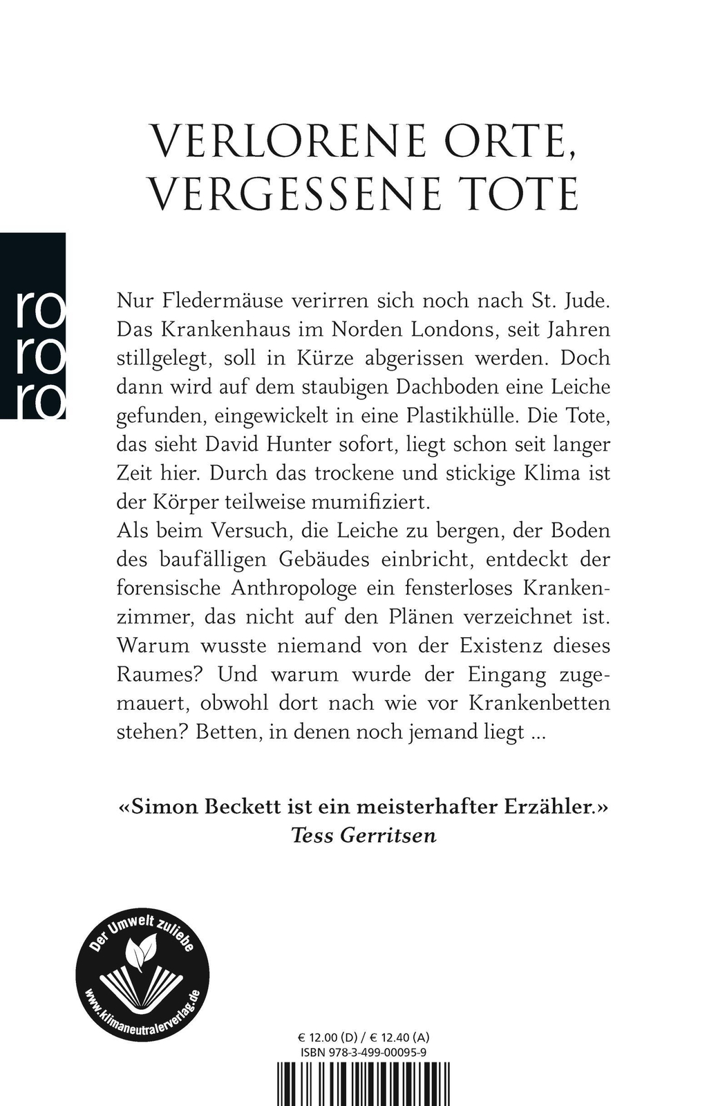 Thumbnail - Die Ewigen Toten | Thriller | Simon Beckett | Taschenbuch | David