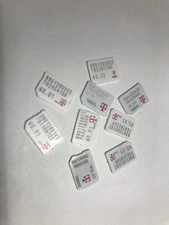 Used Diactivated Non Active T-Mobile NANO Sim Card