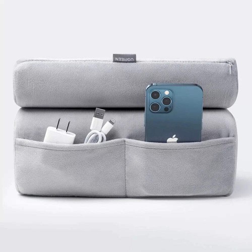 Ugreen Velours Pliable Tablette Telefonständer Coussin Avec Ventilateur Gris - Photo 4/7