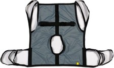 Patient Aid 1PC Commode Lift Sling w/ Positioning Strap, Full Body 600lb, Small