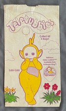 TELETUBBIES PAPER BAG Vintage LAA-LAA Burger King Tubby Custard