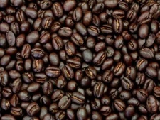 BRAZILIAN YELLOW BOURBON COFFEE BEANS PEABERRY DARK ROASTED 2LBS IN 1 POUND BAGS