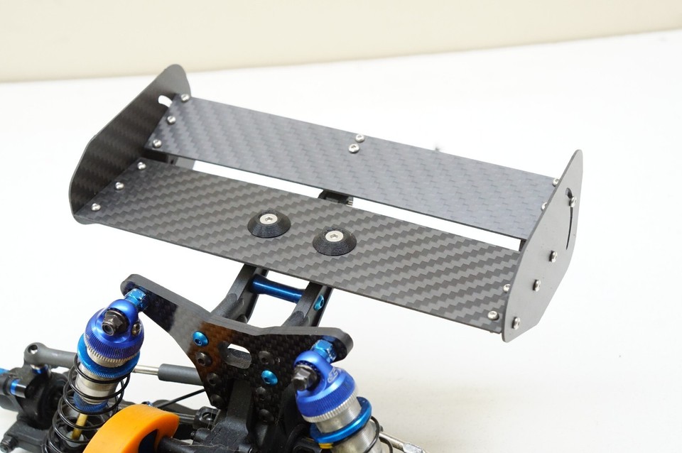 Adjustable Carbon Fiber Rear Wing Spoiler for Associated B6 Buggy B7 ...