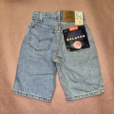 Vintage 1990  s Levis 550 Boys Shorts, Deadstock NWT, Size 8 W22