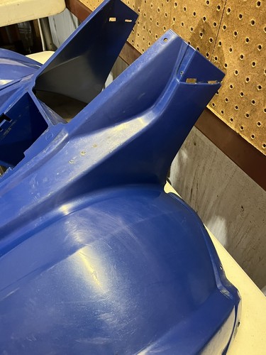 2012 Polaris Phoenix 200 OEM BLUE Rear Fender Back Plastic Rear Plastic - Picture 21 of 24