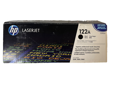 HP Laserjet Toner Print Cartridge 122A Black Authentic Printer Ink (Q3960A) NEW