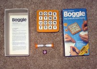 Vintage 1983 Boggle Game With Bonus Challenge Cube on sale Vintage 1983 Boggle Game With Bonus Challenge Cube on sale
