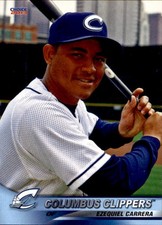 2013 Columbus Clippers Choice #6 Ezequiel Carrera Venezuela VZ Baseball Card