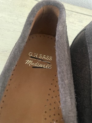 Madewell x G.H.BASS Lennox Weejuns® Loafers in Brown Suede 9 