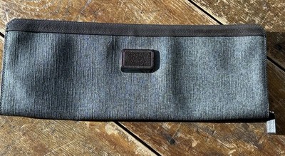 TUMI Astor Men s Apthorp Tie Case pouch Earl Grey zip bag 16×6