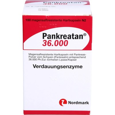 Pankreatan 36.000 Magensaftresistente Hartkapseln 100St - PZN 7322132