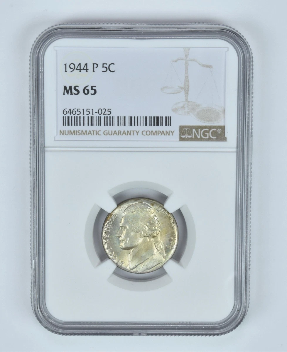 MS 65 Graded 1944 Year US Jefferson Nickels (1938-Now) for sale | eBay